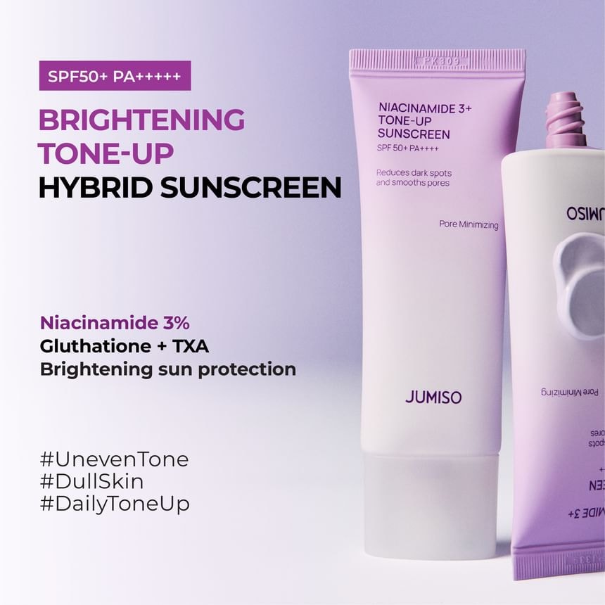 JUMISO - Niacinamide 3+ Tone-Up Sunscreen 2pcs Bundle Set