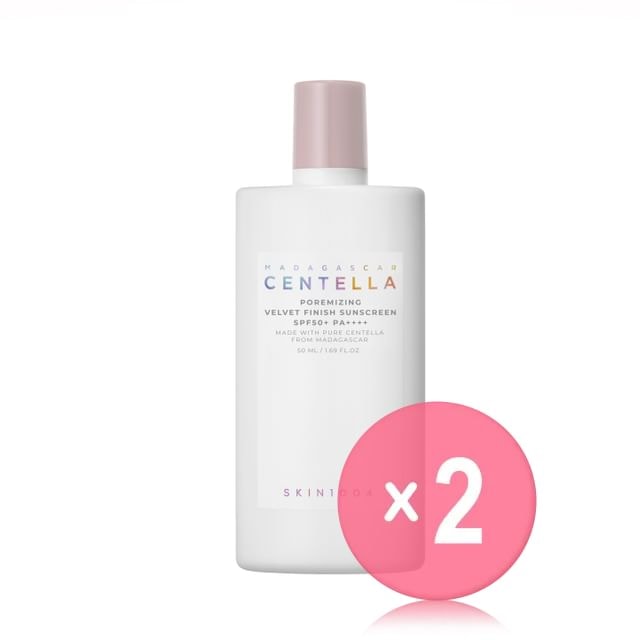 SKIN1004 - Madagascar Centella Poremizing Velvet Finish Sunscreen 2pcs Bundle Set