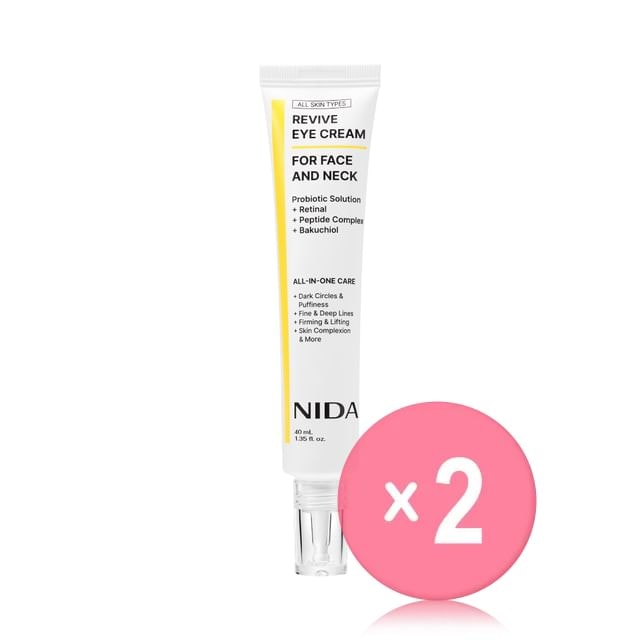 NIDA - Revive Eye Cream For Face And Neck 2pcs Bundle Set