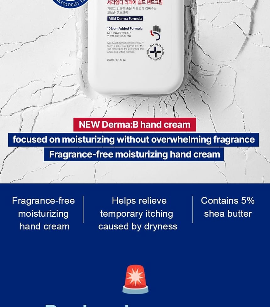 Derma: B - CeraMD Repair Shield Hand Cream 2pcs Bundle Set (250ml x 2 pcs)