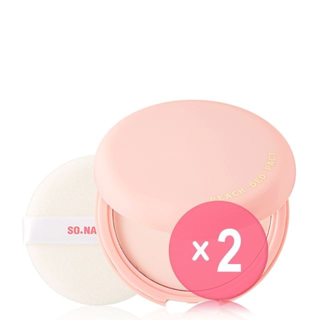 so natural - Peach Deo Pact 2pcs Bundle Set