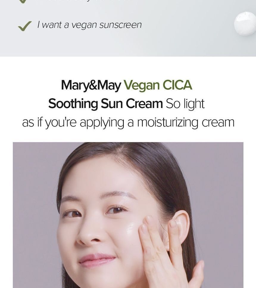 Mary&May - Cica Soothing Sun Cream 2pcs Bundle Set (50ml x 2 pcs)