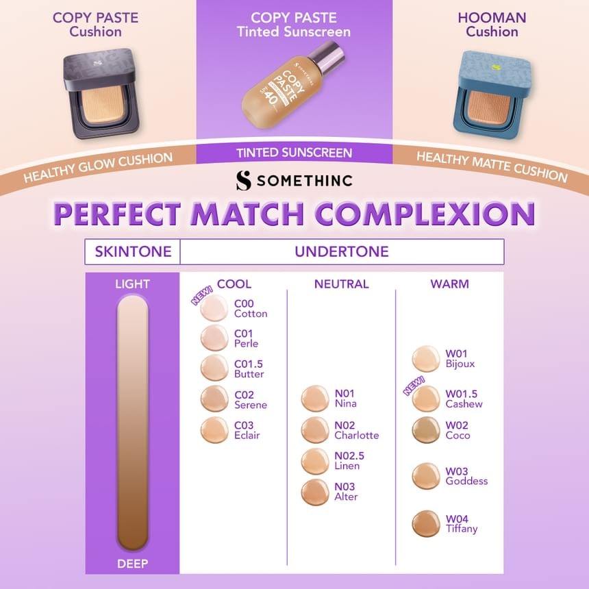SOMETHINC - Copy Paste Tinted Sunscreen SPF 40 PA++++