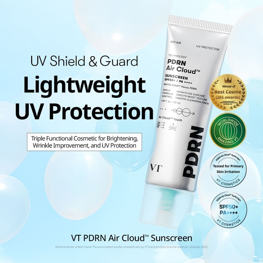 VT - PDRN Air Cloud Sunscreen