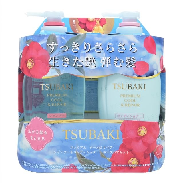 Shiseido - Tsubaki Premium Cool & Repair Shampoo & Conditioner Set