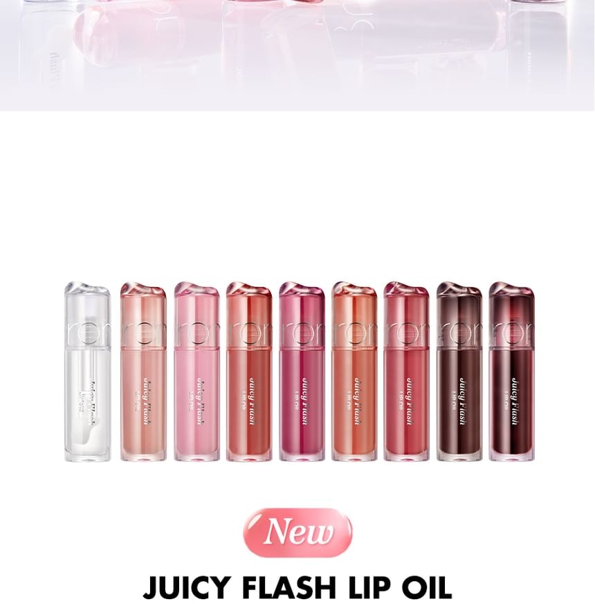 romand - Juicy Flash Lip Oil - 9 Colors