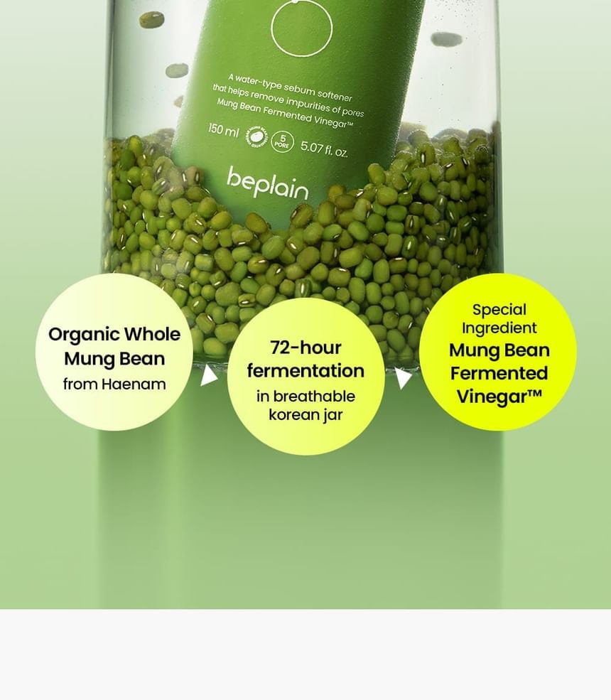 beplain - Mung Bean Pore Scaling Water Set
