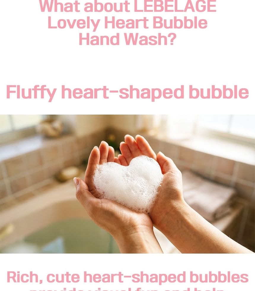 LEBELAGE - Lovely Heart Bubble Hand Wash (250ml)