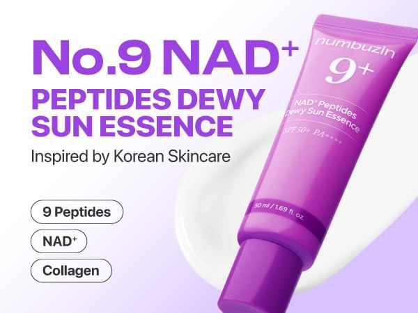 numbuzin - No.9 NAD Peptides Dewy Sun Essence 2pcs Bundle Set