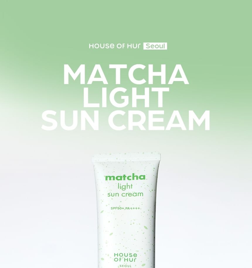House of Hur - Matcha Light Sun Cream 2pcs Bundle Set