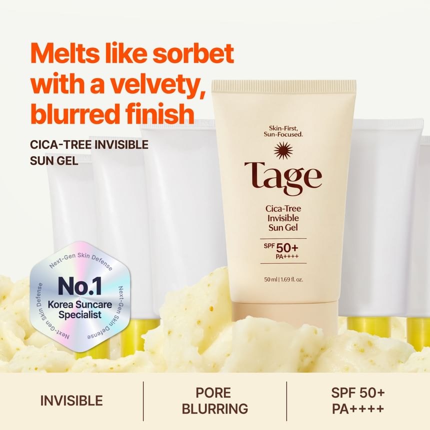 Tage - Cica-Tree Invisible Sun Gel 2pcs Bundle Set