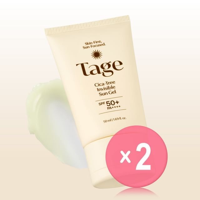 Tage - Cica-Tree Invisible Sun Gel 2pcs Bundle Set
