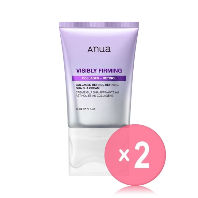 Anua - Collagen Retinol Refining Gua Sha Cream 2pcs Bundle Set