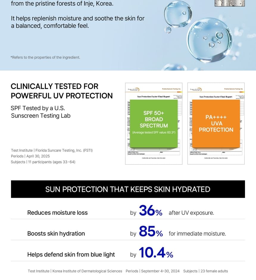 ROUND LAB - Birch Juice Moisturizing UVLock Sunscreen (50ml)