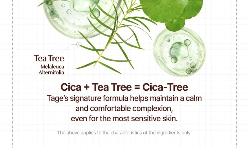 Tage - Cica-Tree Soothing Daily Sun Fluid 2pcs Bundle Set