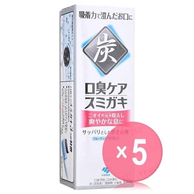 Kobayashi - Charclean Charcoal Power Toothpaste 5pcs Bundle Set