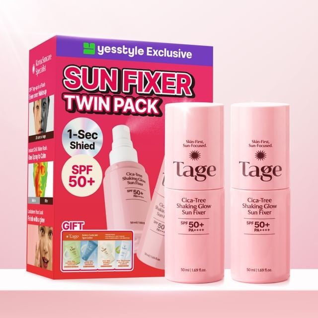 Tage - YesStyle Exclusive Cica-Tree Shaking Glow Sun Fixer Twin Pack