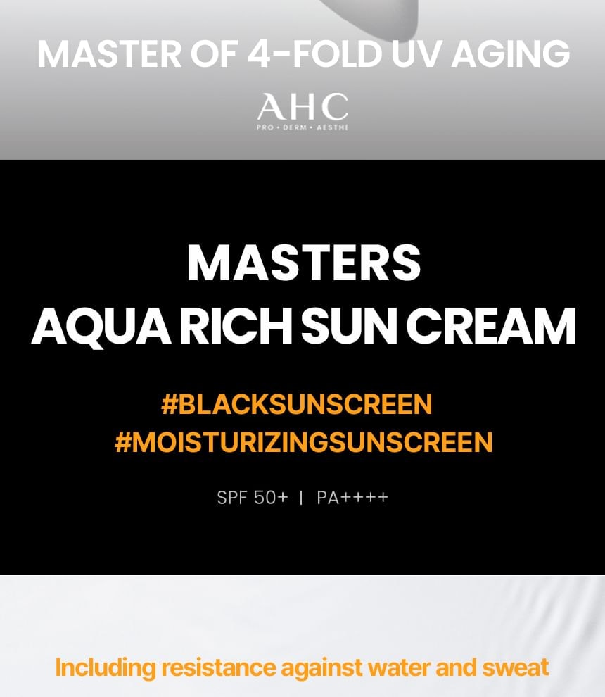 AHC - Masters Aqua Rich Sun Cream Duo Set