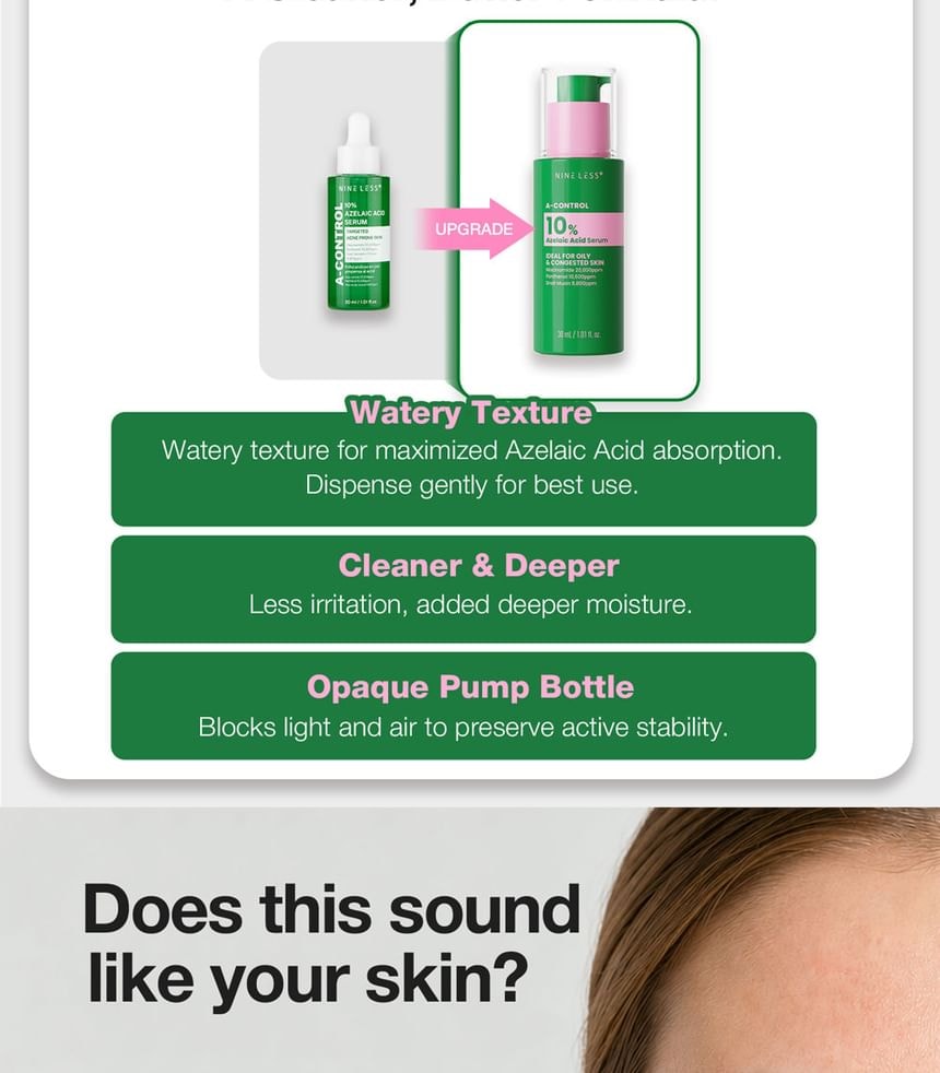 NINELESS - A-Control 10% Azelaic Acid Serum