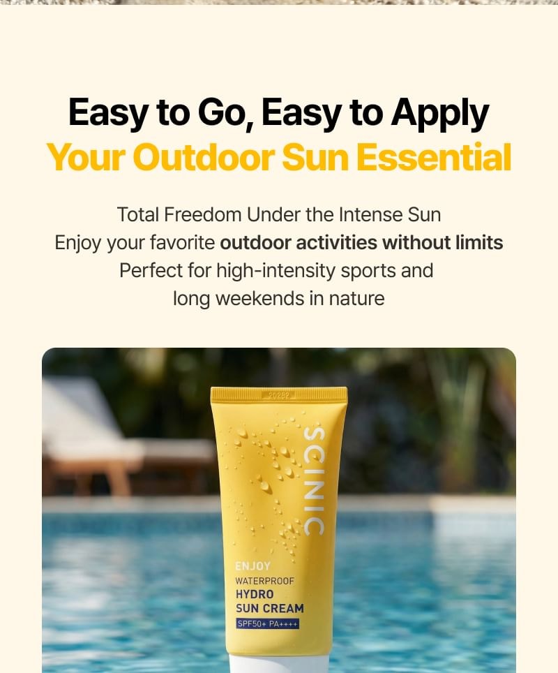 SCINIC - Enjoy Waterproof Hydro Sun Cream