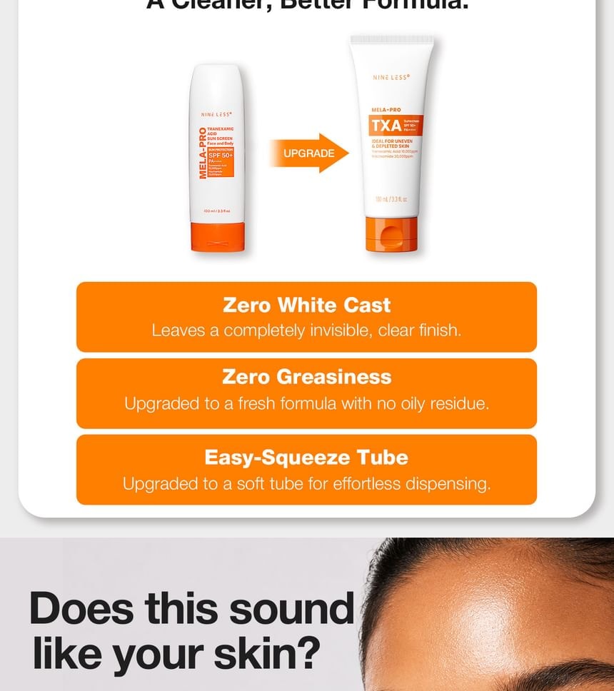 NINELESS - Mela-Pro TXA Sunscreen