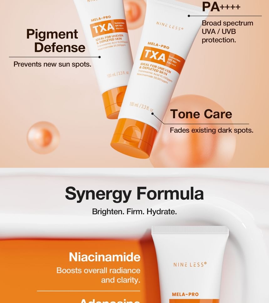 NINELESS - Mela-Pro TXA Sunscreen