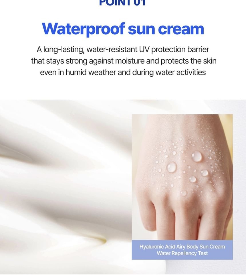 Isntree - Hyaluronic Acid Airy Body Sun Cream 2pcs Bundle Set