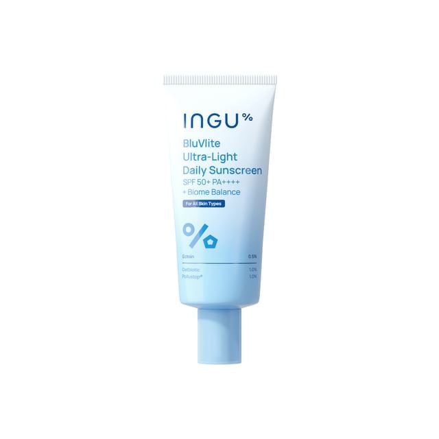 INGU - BluVlite Ultra-Light Daily Sunscreen SPF 50 PA++++ + Biome Balance Jumbo