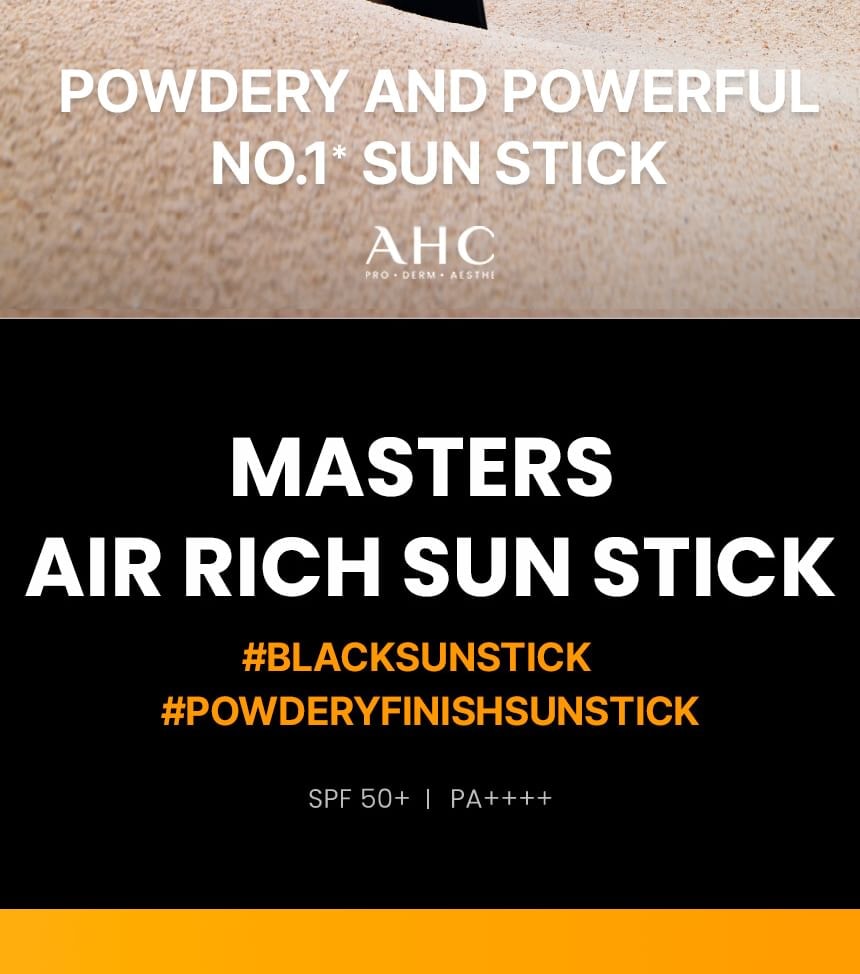 AHC - Masters Air Rich Sun Stick 2pcs Bundle Set