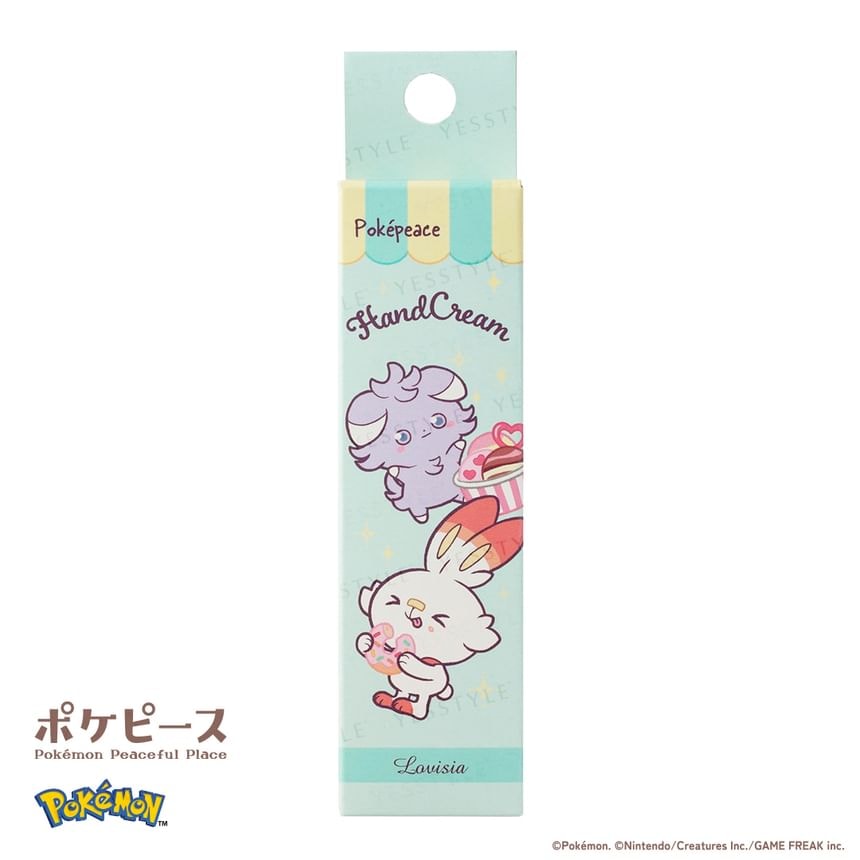 Lovisia - Pokemon Pokepeace Hand Cream 2pcs Bundle Set (Hibanney & Nyasper Peach Sorbet - 30g x 2 pcs)