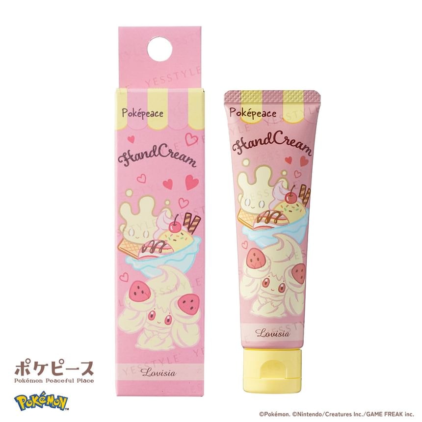 Lovisia - Pokemon Pokepeace Hand Cream 2pcs Bundle Set (Hibanney & Nyasper Peach Sorbet - 30g x 2 pcs)