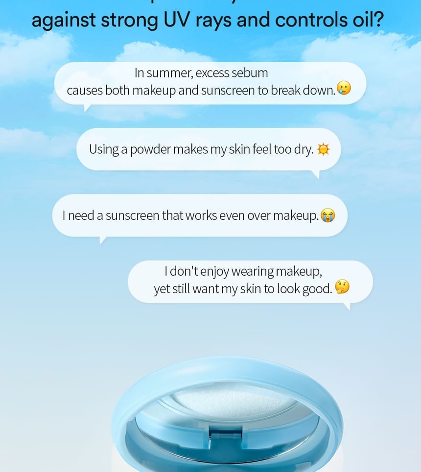 TOCOBO - Blur Finish Sun Cushion - 2 Types 2pcs Bundle Set