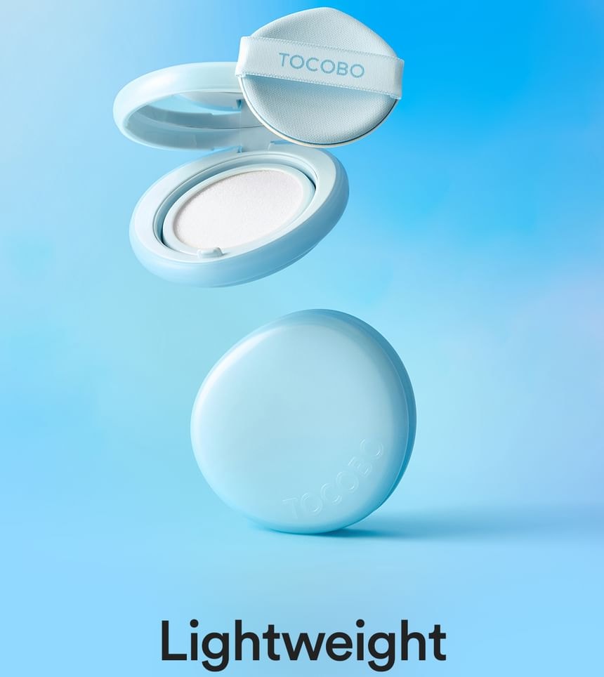 TOCOBO - Blur Finish Sun Cushion - 2 Types 2pcs Bundle Set