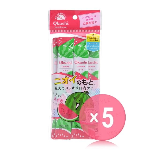 Okuchi - Watermelon Mouthwash 5pcs Bundle Set