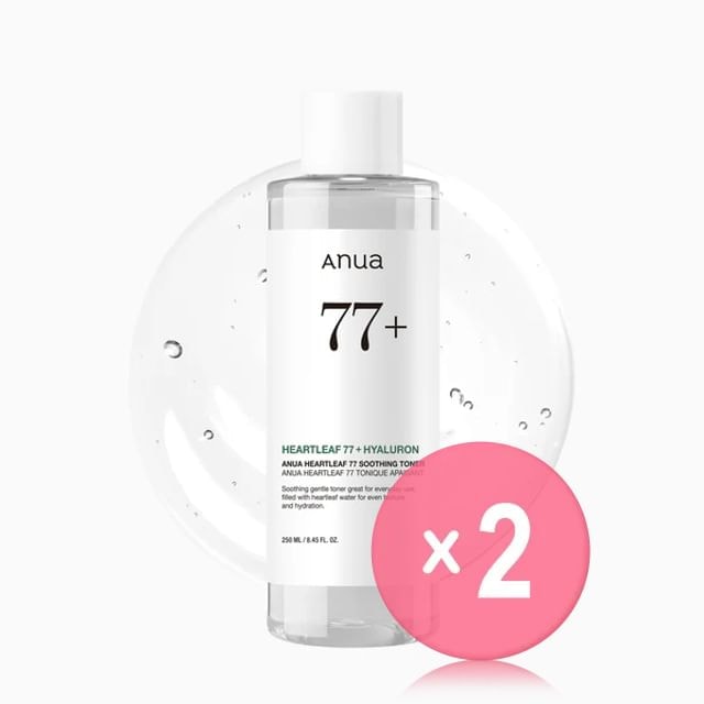 Anua - Heartleaf 77 Soothing Toner 2pcs Bundle Set