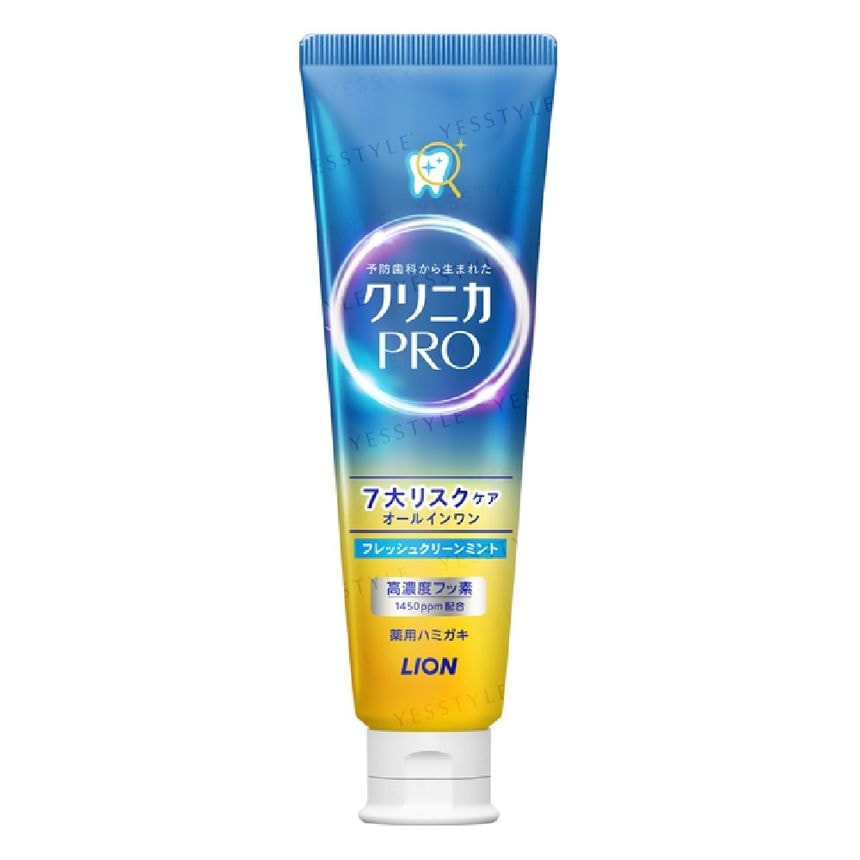 LION - Clinica Pro All In One Toothpaste 5pcs Bundle Set (Fresh Clean - 95g x 5 pcs)