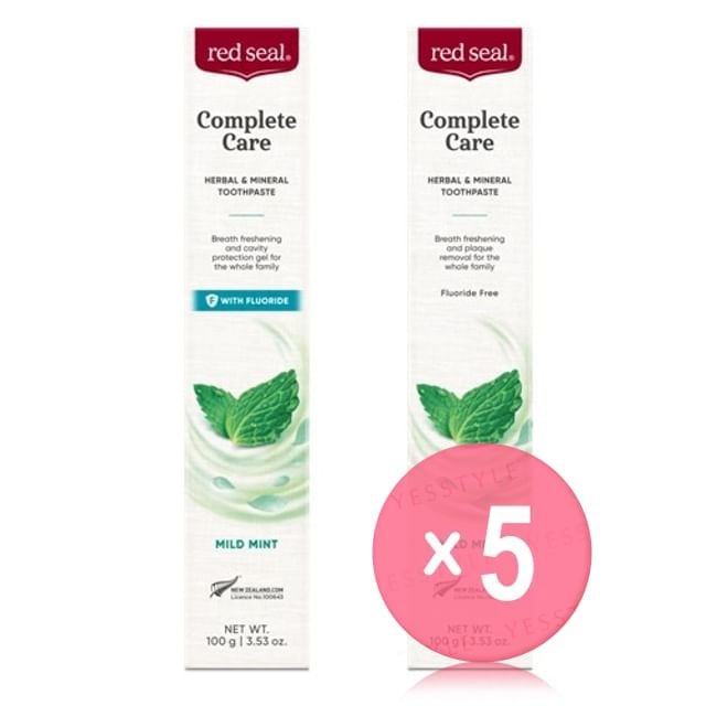 red seal - Complete Care Herbal & Mineral Toothpaste With Fluoride 5pcs Bundle Set