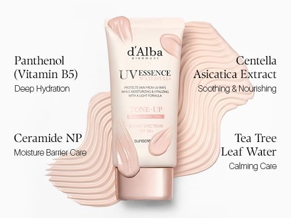 d'Alba - Waterfull Pink Correcting Tone-Up Sunscreen 2pcs Bundle Set