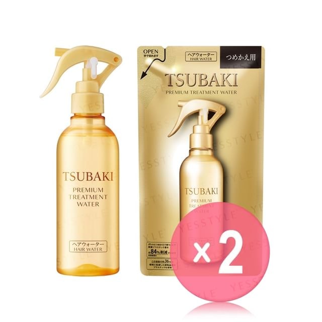 Shiseido - Tsubaki Premium Treatment Hair Water 2pcs Bundle Set