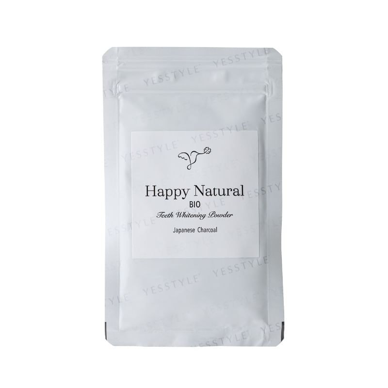 Happy Natural - Bio Hemp Charcoal Teeth Whitening Powder 2pcs Bundle Set (20g x 2 pcs)