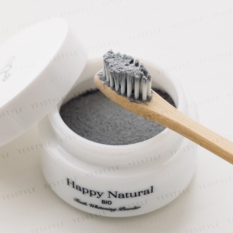 Happy Natural - Bio Hemp Charcoal Teeth Whitening Powder 2pcs Bundle Set (20g x 2 pcs)