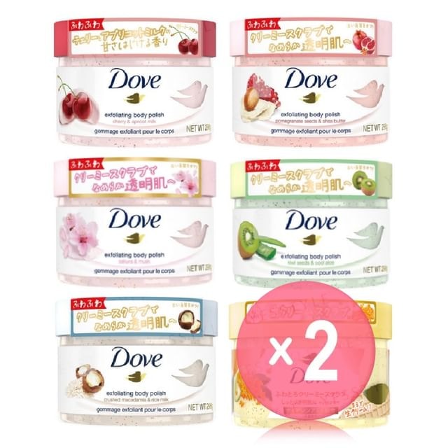 Dove Japan - Exfoliating Body Polish 298g 2pcs Bundle Set