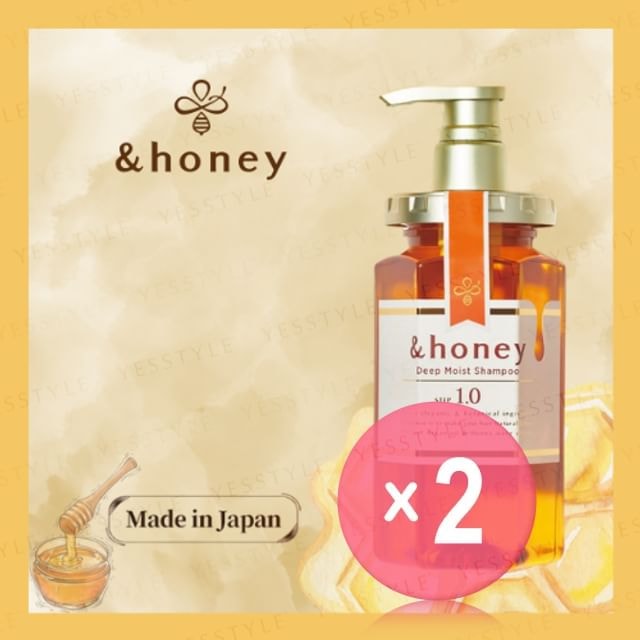 ViCREA - &honey Deep Moist Shampoo 1.0 2pcs Bundle Set