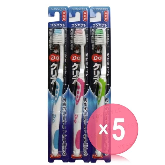 Sunstar - Do Clear Toothbrush Compact Head 5pcs Bundle Set
