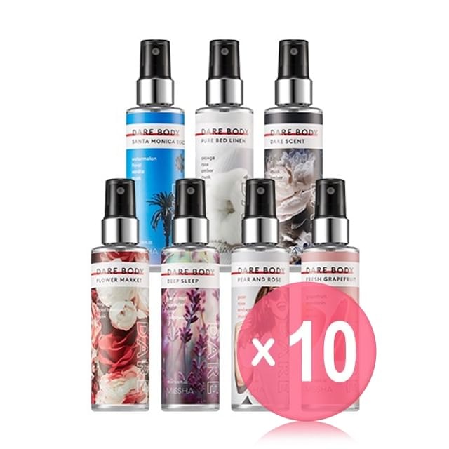 MISSHA - Dare Body Mist - 7 Types 10pcs Bundle Set