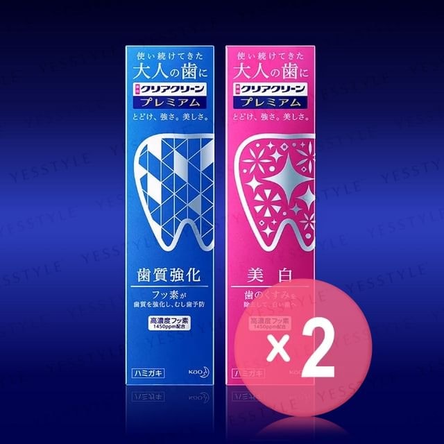 Kao - Clear Clean Premium Toothpaste 2pcs Bundle Set