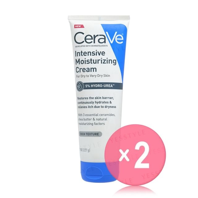 CeraVe - Intensive Moisturizing Cream 5% Hydro-Urea 2pcs Bundle Set