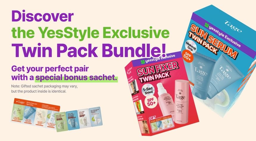 Tage - YesStyle Exclusive Cica-Tree Shaking Glow Sun Fixer Twin Pack 2pcs Bundle Set