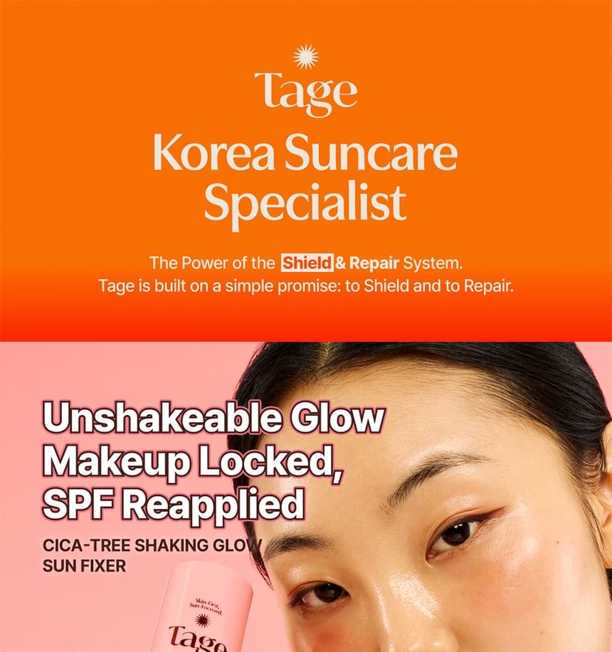 Tage - YesStyle Exclusive Cica-Tree Shaking Glow Sun Fixer Twin Pack 2pcs Bundle Set