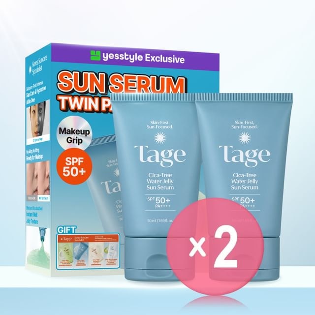 Tage - YesStyle Exclusive Cica-Tree Water Jelly Sun Serum Twin Pack 2pcs Bundle Set